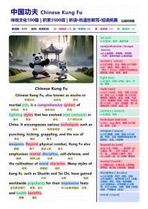 中国传统文化英语阅读100篇-学科资源网