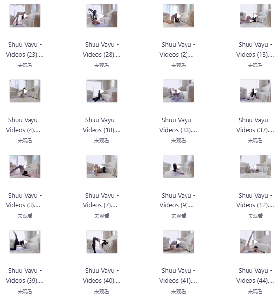 韩国瑜伽老师高清课程视频（1000+）-学科资源网